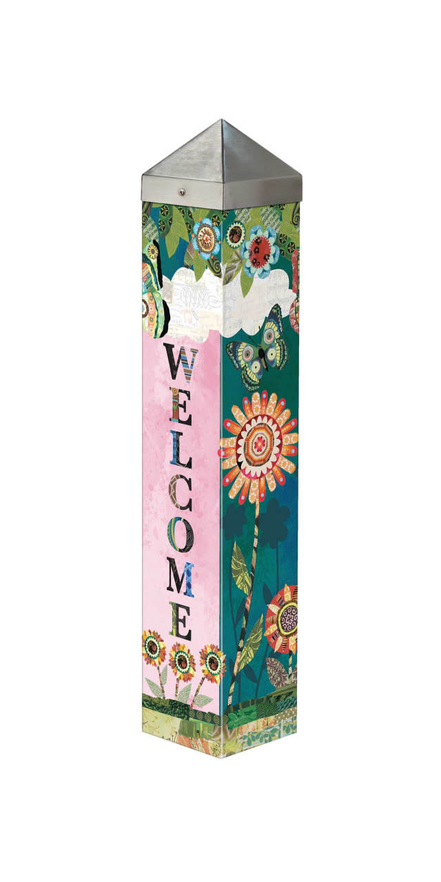Studio M Patchwork Flutters 20" Art Pole
