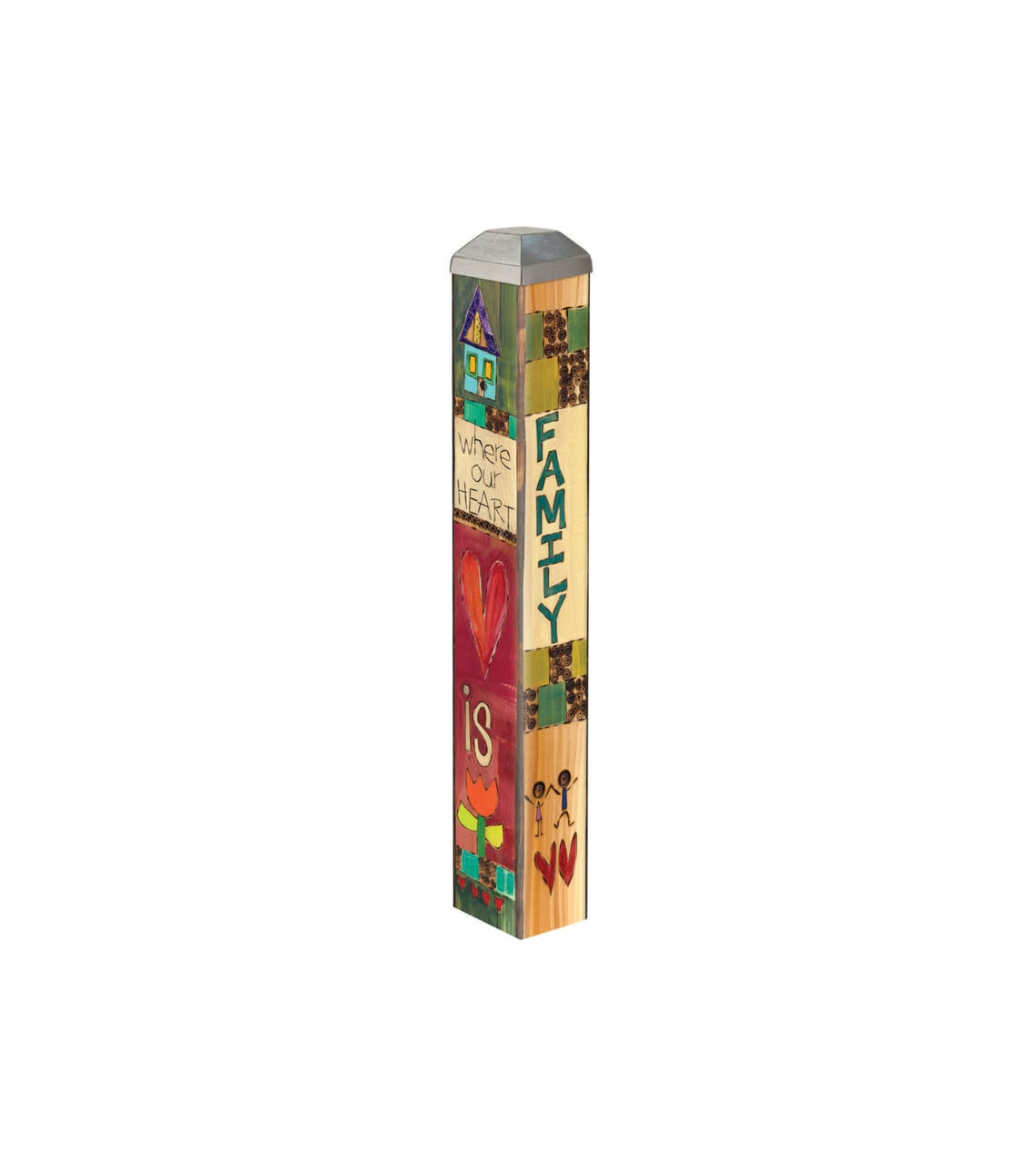 Studio M Studio M - Love is Family 10" Mini Art Pole
