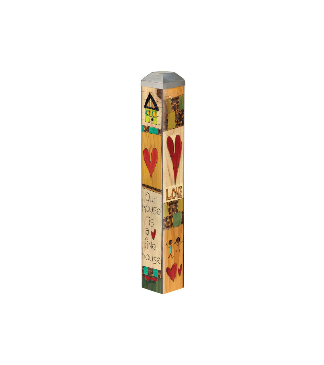 Studio M Love is Family 10" Mini Art Pole