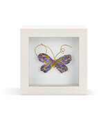 Elisabeth Hays Beautiful Soul Purple Butterfly Shadow Box