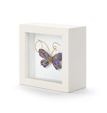 Elisabeth Hays Beautiful Soul Purple Butterfly Shadow Box