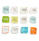 Demdaco LFST Notepaper Ceramic Magnets - 12 Asst