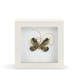 Elisabeth Hays Heart of Gold Black Gold Butterfly Shadow Box