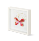 Elisabeth Hays Pink Butterfly Wall Art 10"sq