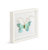 Elisabeth Hays Light Blue Butterfly Wall Art 10"sq