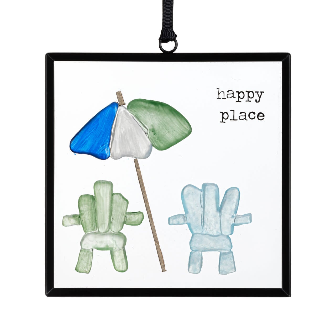 Sharon Nowlan Find Your Happy Place Suncatcher - 3x3in