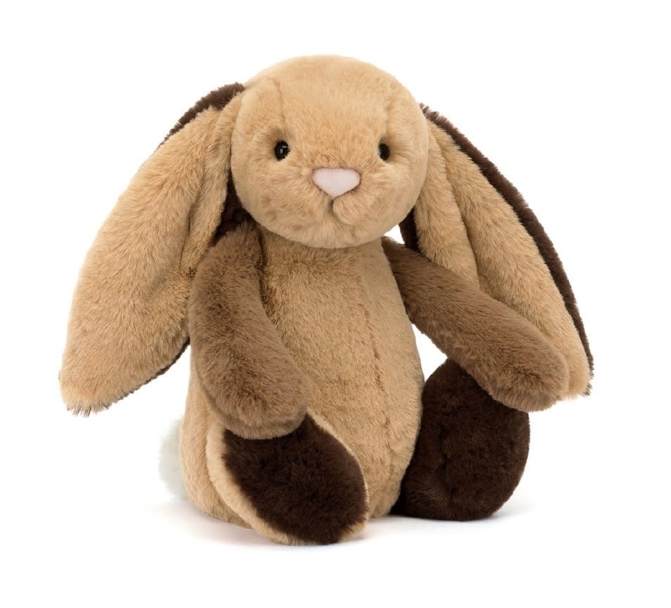 Jellycat Bashful Patchwork Brown Bunny Original *retired