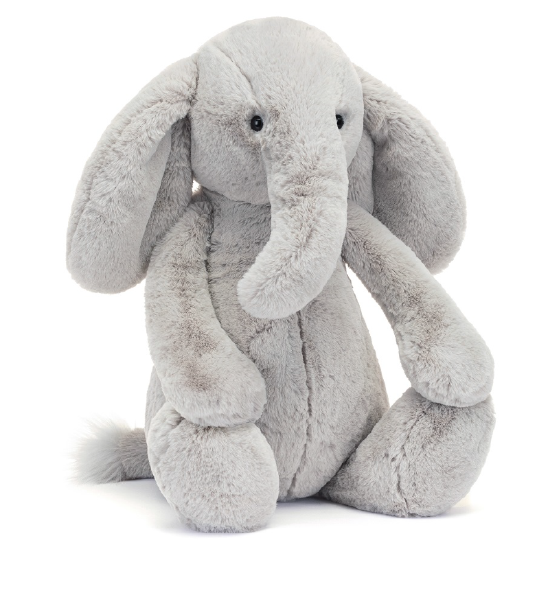 Jellycat Bashful Luxe Elephant Thuddeus Big