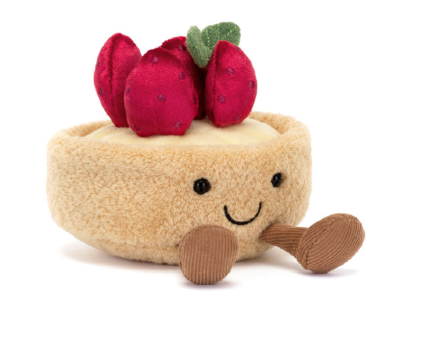 Jellycat Amuseables Fleurette Tarte Aux Fraises