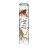 Studio M Cardinals Appear, Winter 13" Mini Art Pole