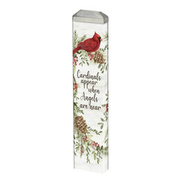 Studio M Cardinals Appear, Winter 13" Mini Art Pole