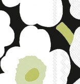 Boston International Paper Guest Towels 16 Count Marimekko Unikko Black