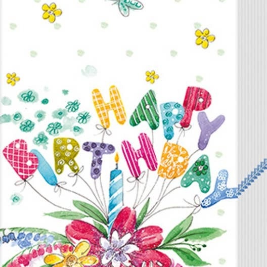 Boston International Birthday Cupcake Pocket Tissues Pack of 10