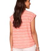 Democracy Winter Melon Shirt Tail Hem Knit Top