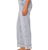 Democracy Light Blue Artisanal 27” (30” Uncuffed)/16” “Ab”Solution High Rise Boyfriend