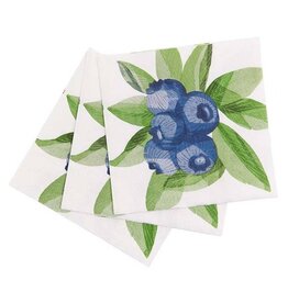 Blueberry Bunch Paper Cocktail Napkins (20 ct)