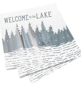 rockflowerpaper Welcome To the Lake Paper Napkins, Pack of 20