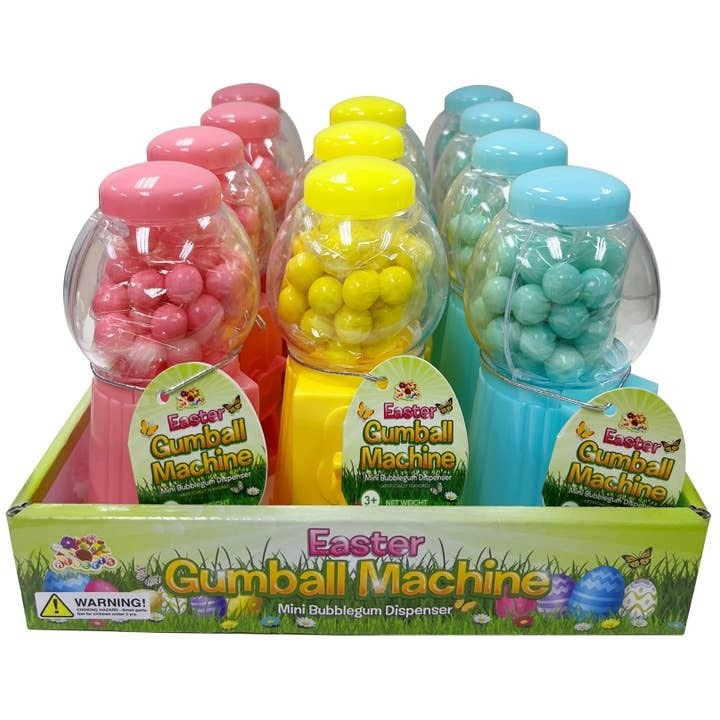 FLEURISH Mini Gumball Machine Filled w Gum  (various colors)