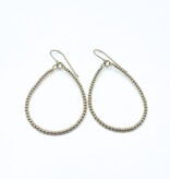 Erin Gray Gold-Filled Simple Beaded Teardrop Danglers Waterproof
