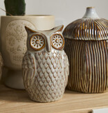 FLEURISH Great Grey Owl Budvase 4"x 3.5"x 6.25"