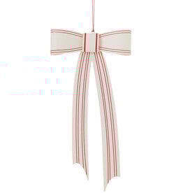 FLEURISH Lg Candace Ornament 6"x 1"x 12" BOW