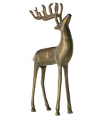 FLEURISH Aluminum Reindeer 14.5"x 3.5"x 25"