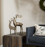 FLEURISH Aluminum Reindeer 14.5"x 3.5"x 25"
