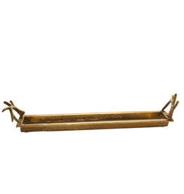 FLEURISH Found Antler Tray 27"x 5.75"x 4.75"