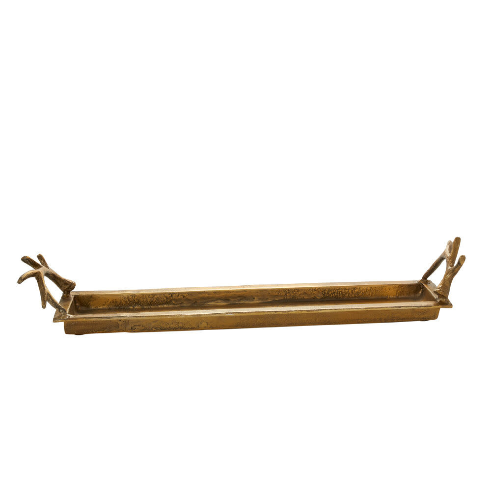 FLEURISH Found Antler Tray 27"x 5.75"x 4.75"