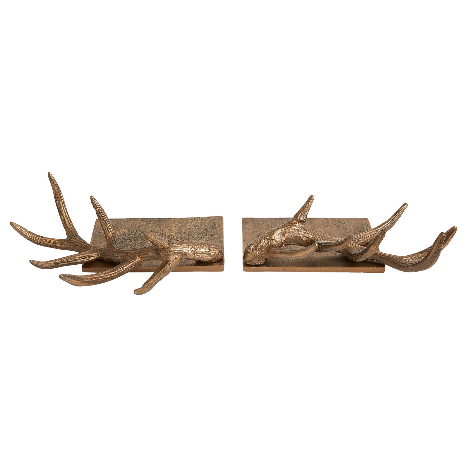 FLEURISH Antler Stocking Holder Choice of 2 Styles- 13"x 9"x 4.75"each