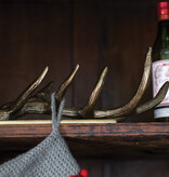 FLEURISH Antler Stocking Holder Choice of 2 Styles- 13"x 9"x 4.75"each
