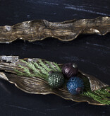 FLEURISH Golden Cedar Tray 32"x 4.75"x 2.75"