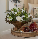 FLEURISH Golden Buck Bowl 16"x 9.25"x 11"