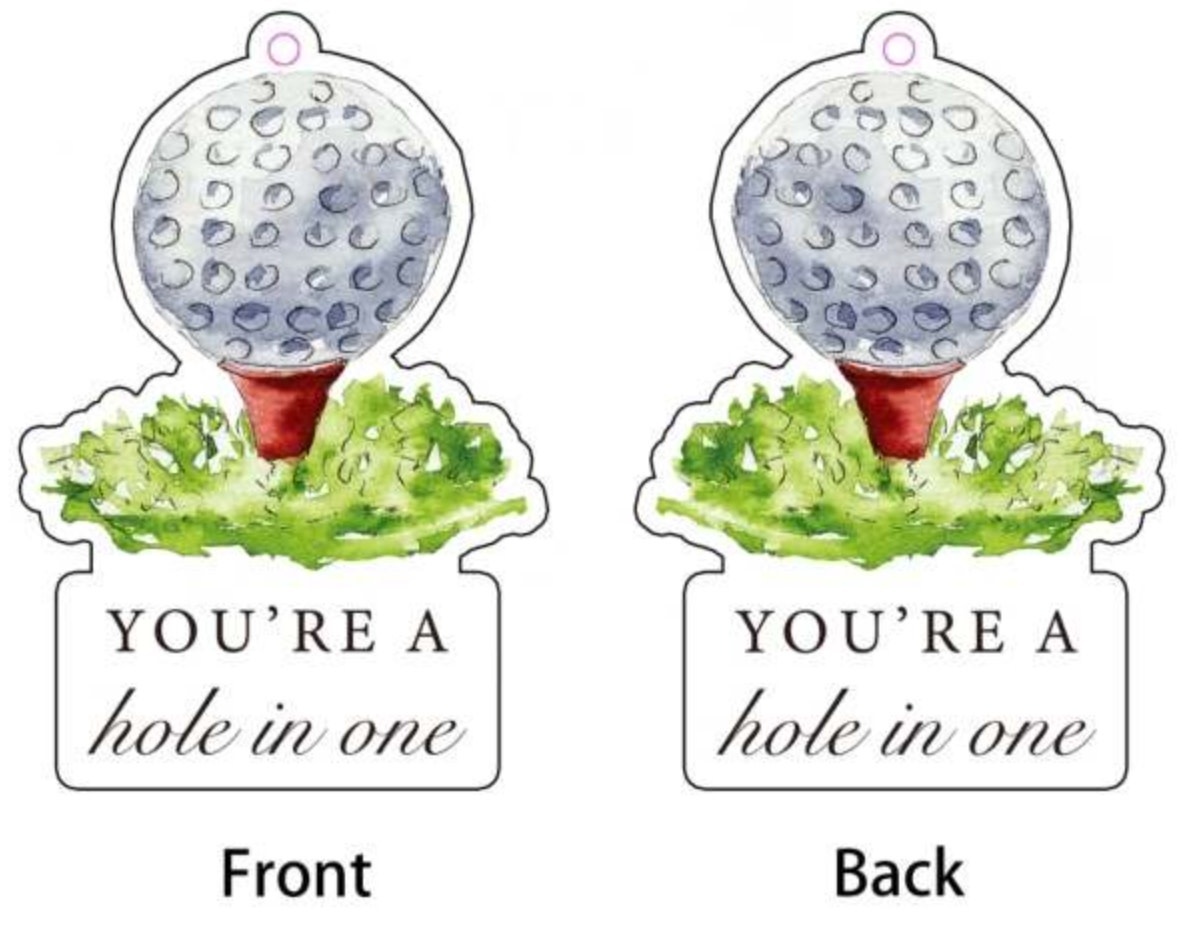 Barrel Down South You're A Hole In One Golf Car Air Freshener