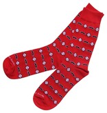 Barrel Down South Baseball Mustache Socks