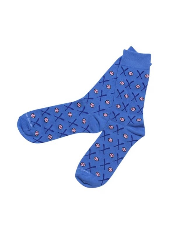 Barrel Down South Batter Up Socks