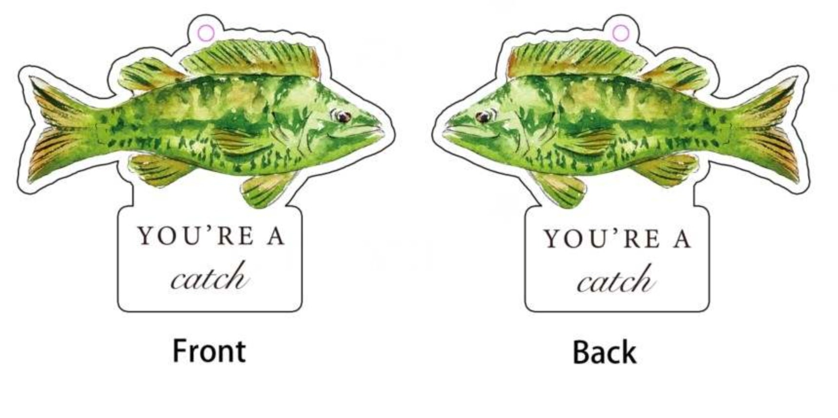 Barrel Down South You're A Catch Fish Car Air Freshener