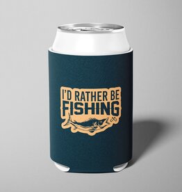 Barrel Down South I'd Rather Be Fishing Can Cooler