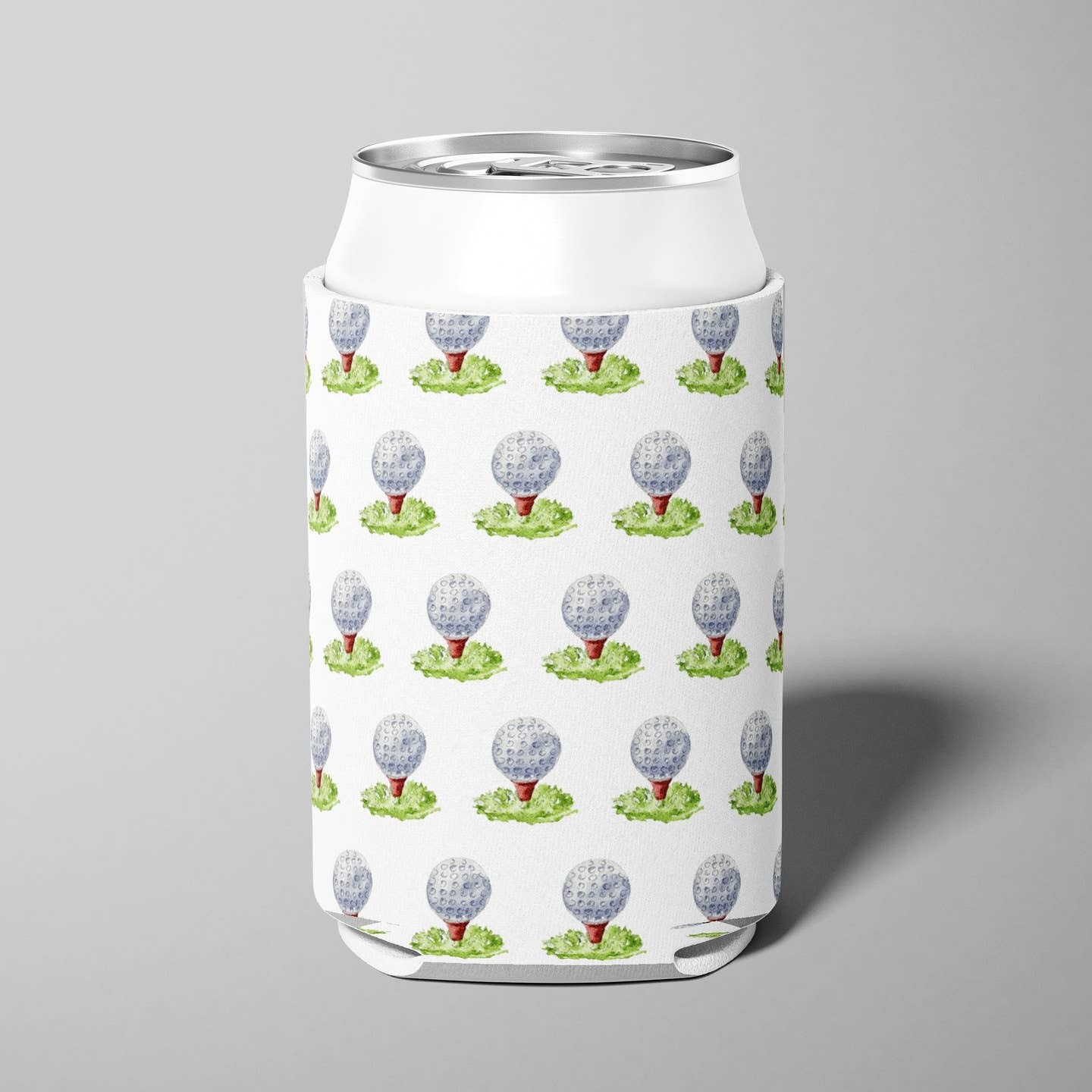 Barrel Down South Golf Balls Golfing Can Cooler