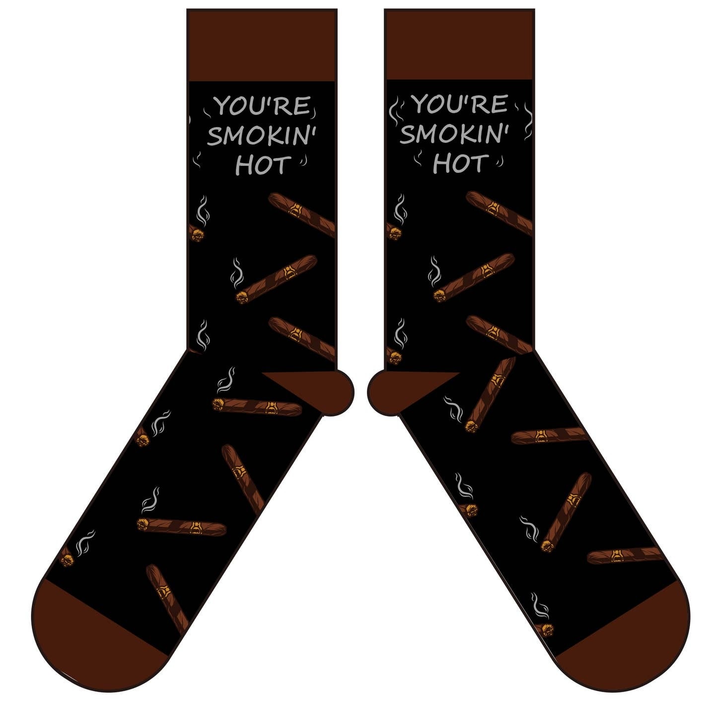 Barrel Down South You're Smokin' Hot Fun Cigar Socks