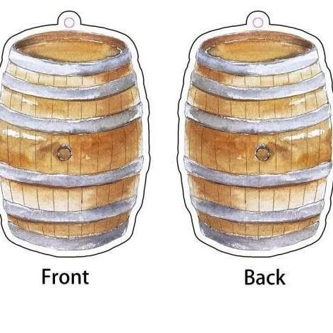 Barrel Down South Bourbon Whiskey Barrel Car Air Freshener
