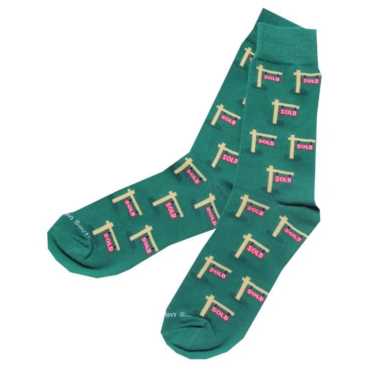 Barrel Down South Realtor Sold Socks