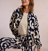 Molly Bracken Navy Thais Ladies Woven Jacket
