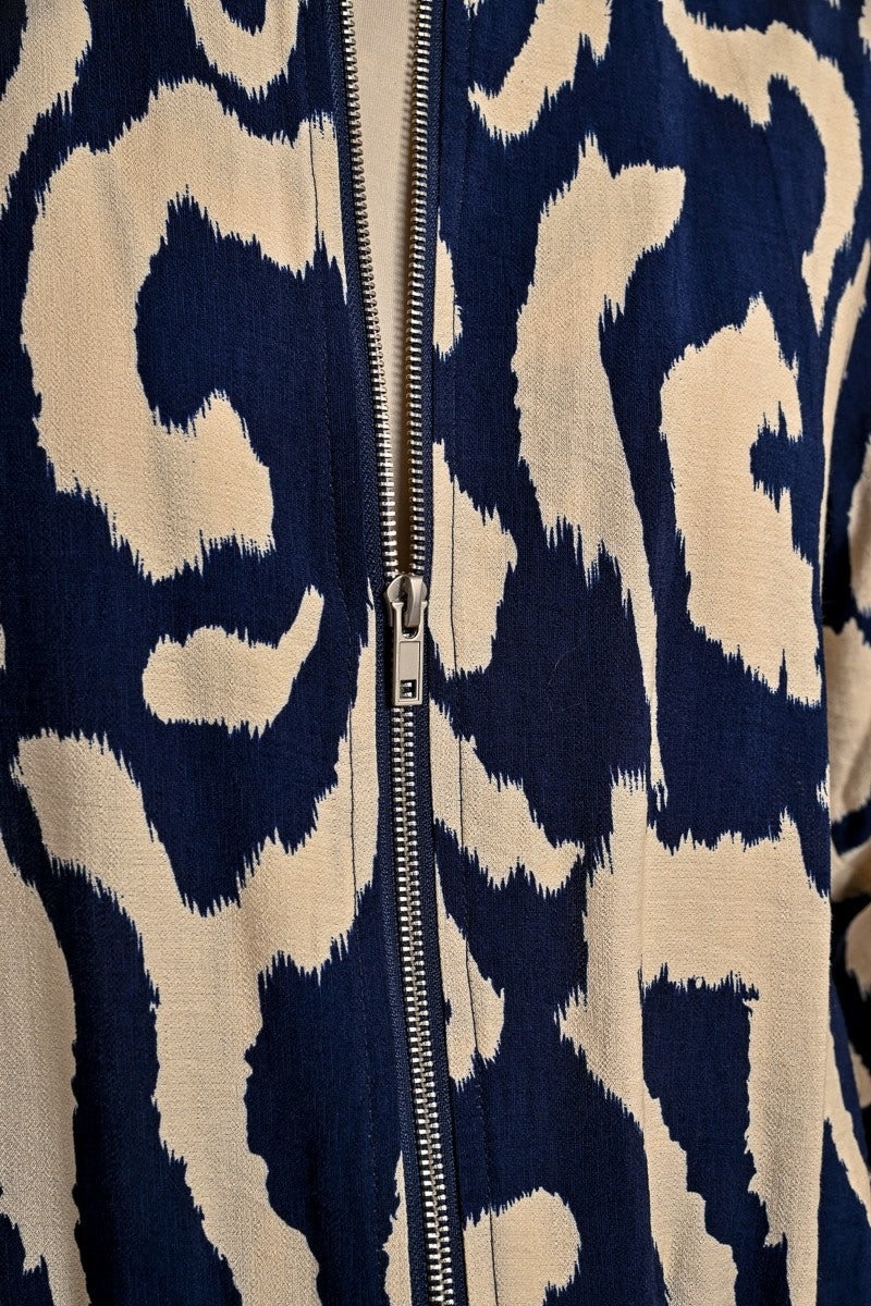 Molly Bracken Navy Thais Ladies Woven Jacket