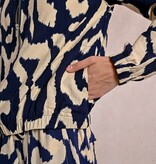 Molly Bracken Navy Thais Ladies Woven Jacket