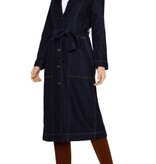 Liverpool Los Angeles notch collar duster jckt w self belt 47.5"hps