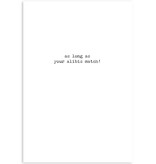 Trash Talk by Annie Trash Talk Greeting Card - Alibis