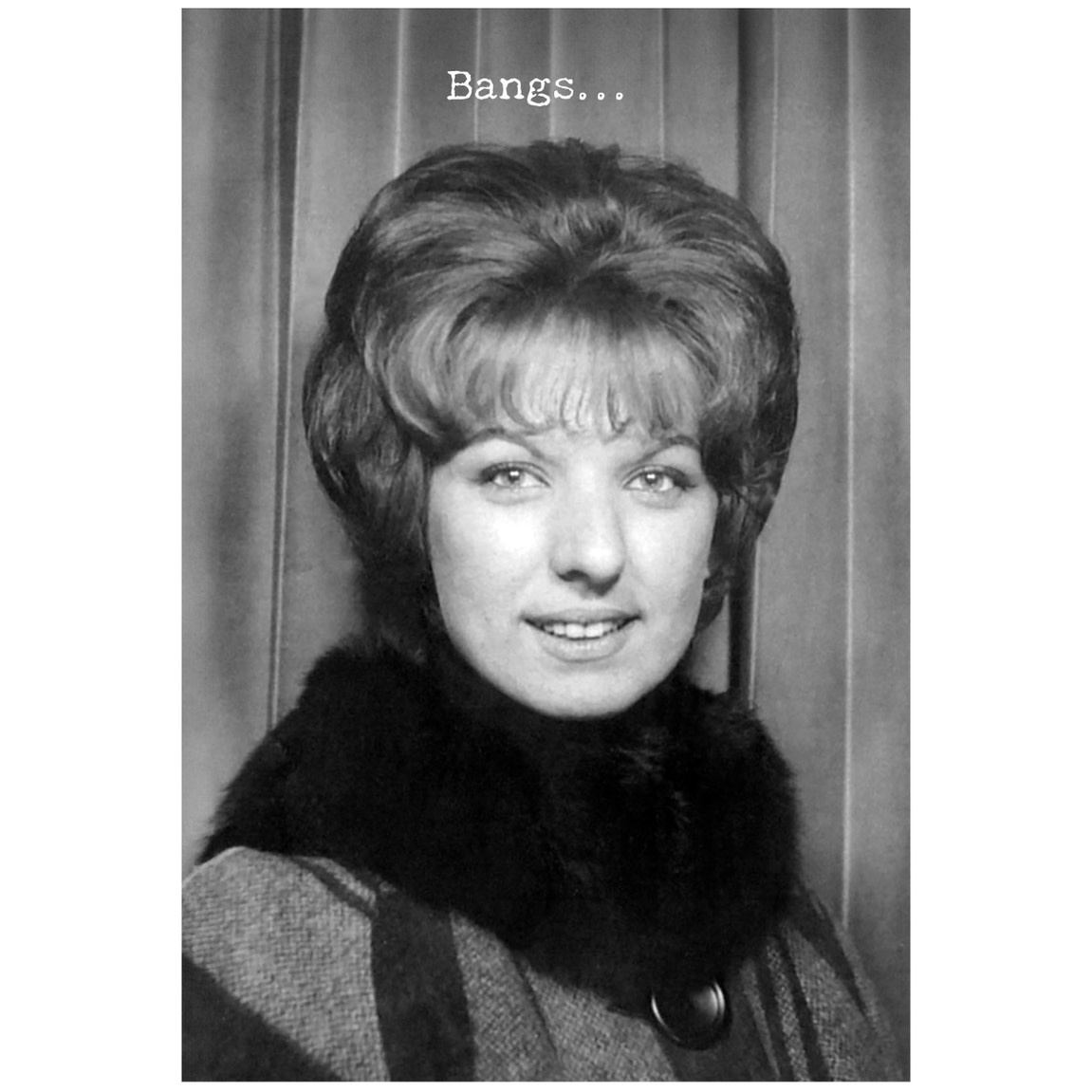 Trash Talk by Annie Trash Talk Greeting Card - Bangs