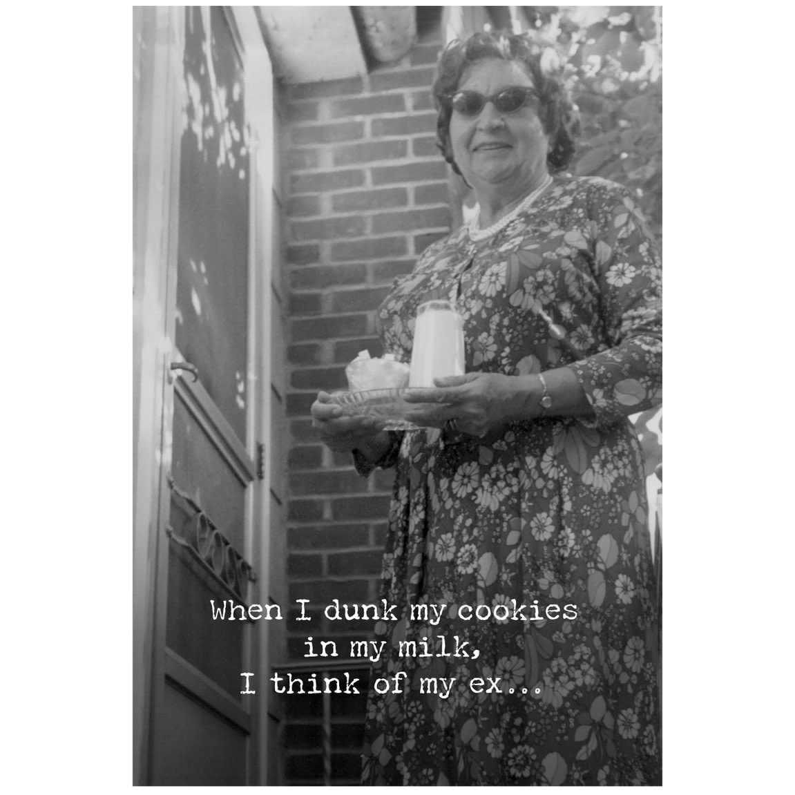 Trash Talk by Annie Trash Talk Greeting Card - Dunk Cookies