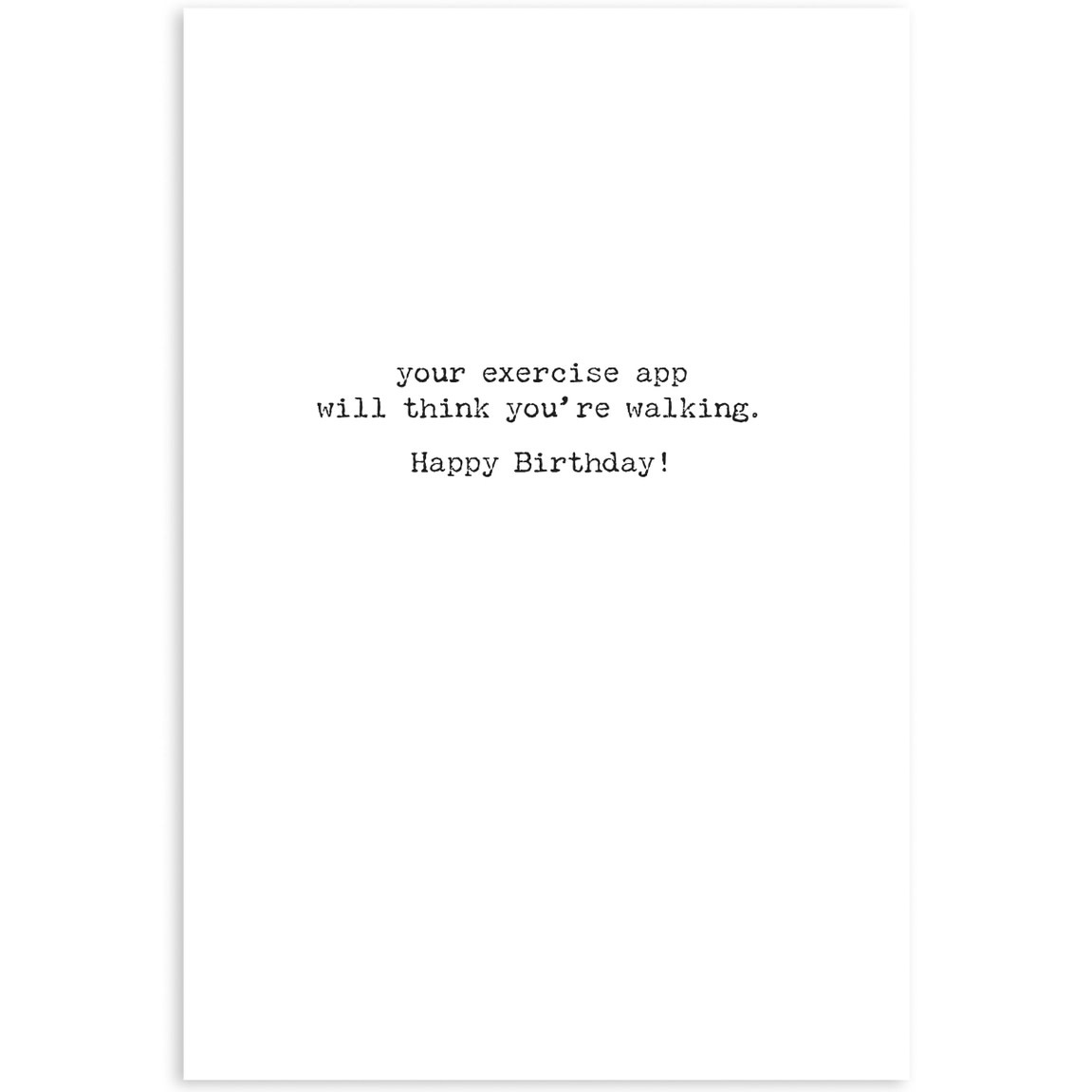 Trash Talk by Annie Trash Talk Greeting Card - Eat Cake